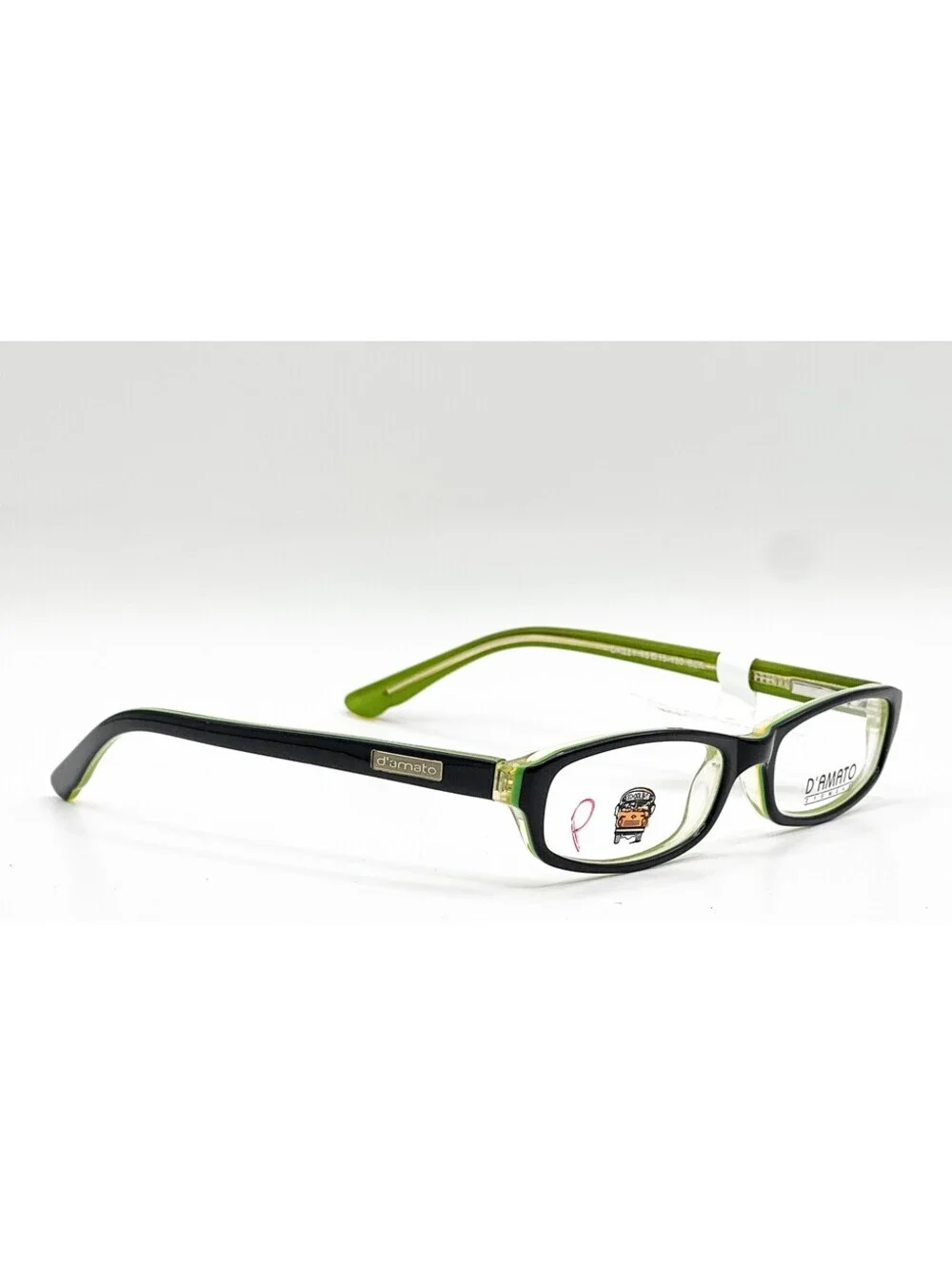 D'Amato Eyewear Dk221 Black Authentic Eyeglasses 45-15-130